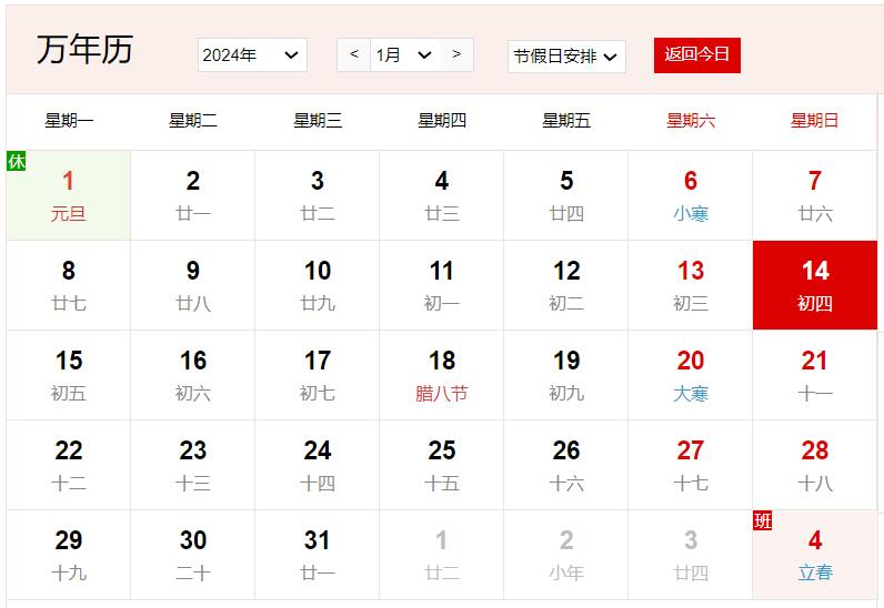 農(nóng)歷2023年臘月初四是幾號 臘月初四有什么風(fēng)俗