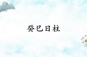 癸巳日柱人的命運解析
