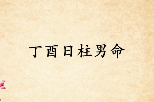 丁酉日柱男命運(yùn)詳解