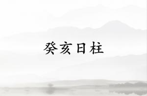 癸亥日柱三命通會論